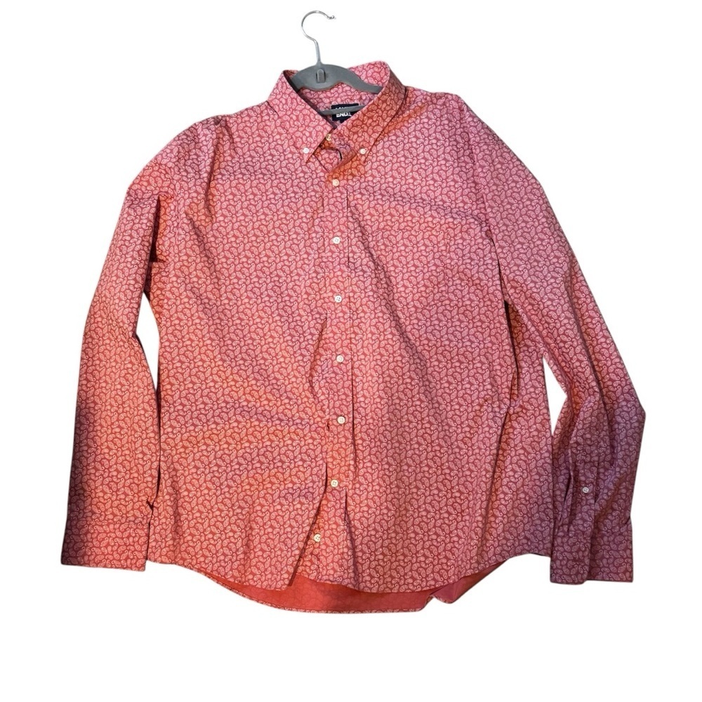 Lands' End Men's Dusty Rose Paisley Button Down Shirt Sz XL NWOT - Picture 1 of 6